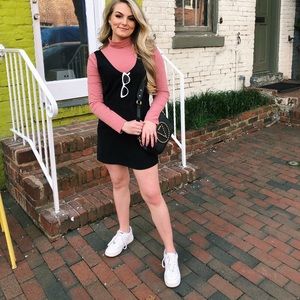 Black shift dress